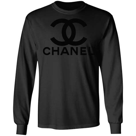 chanel black t shirt|chanel shirt clearance.